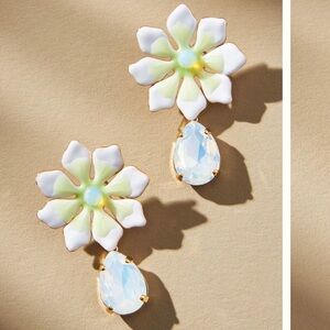 Floral Teardrop Earrings